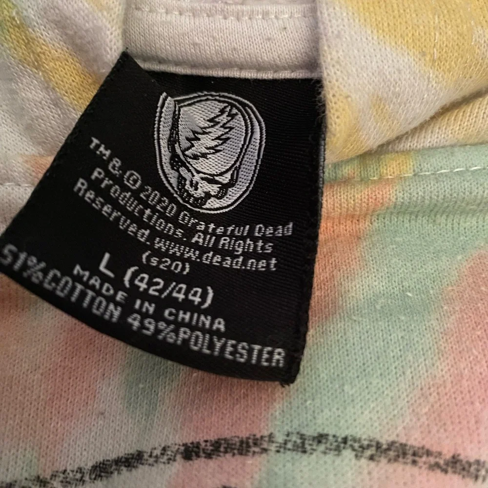 Old Clothes Grateful Dead Late Full Tie Dye Pattern Sweat Pullover Hoodie
Wo/Men - Picture 4 of 5